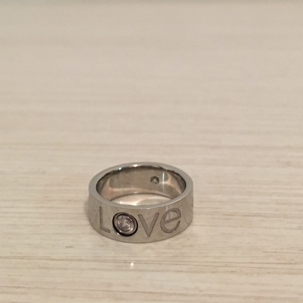 Silver Love Ring